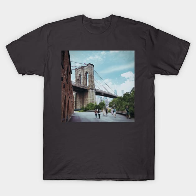 Brooklyn Bridge, DUMBO T-Shirt by Tess Salazar Espinoza